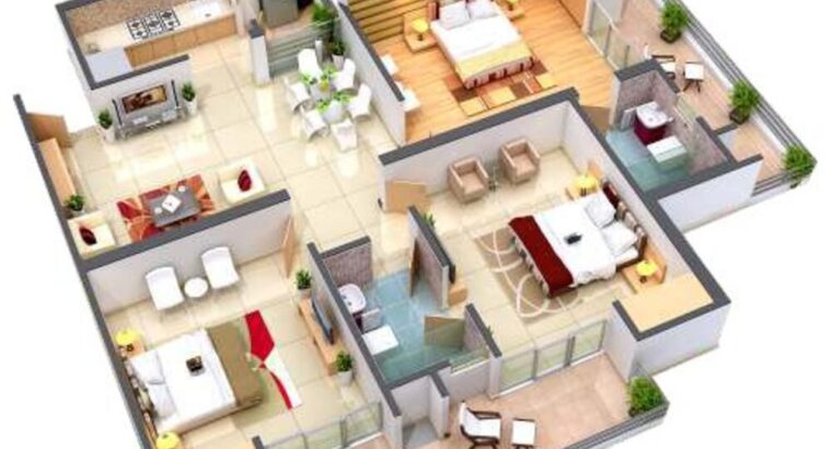 3 BHK Apartment – Bhadaj
